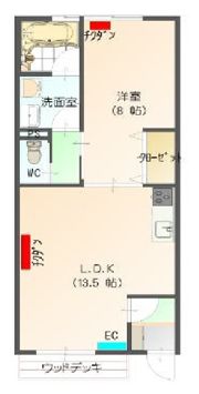すまいる18番館の間取り画像