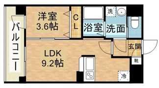 アクアリア室見の間取り画像