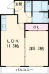 緑川マンションの間取り画像