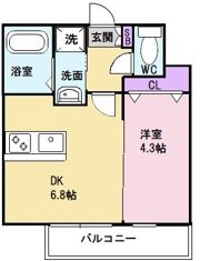ステラウッド島泉Ⅱの間取り画像