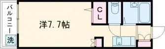 ファッティ黒髪の間取り画像