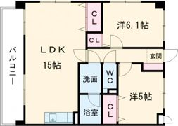 ライオンズマンション青山第3の間取り画像