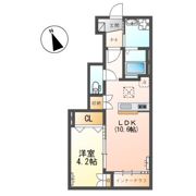 （仮）間々田新築アパートの間取り画像