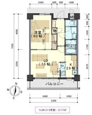 プラッツ木町の間取り画像