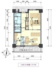 プラッツ木町の間取り画像