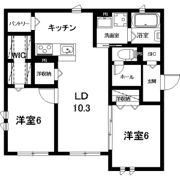 ラヴィエベルAの間取り画像