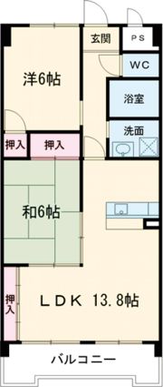 SOLE善明の間取り画像