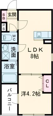 セレーノ藤井寺の間取り画像