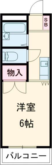 エクセル河辺の間取り画像