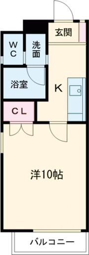 南大通りパークハイツの間取り画像