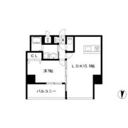 アンジュ栄の間取り画像