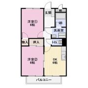 Assent-HillsB棟の間取り画像