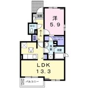 サンシャインBの間取り画像