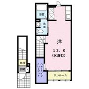 フレミールヴァン Cの間取り画像