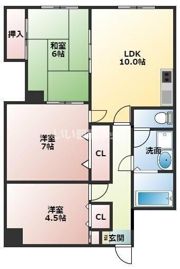 グレイス城崎の間取り画像