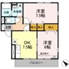 コゥジィーコートの間取り画像