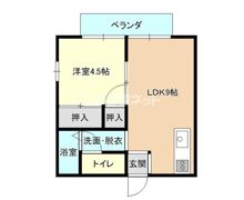 サンハイツシーガルの間取り画像