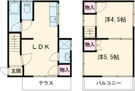 笹川東川一戸建の間取り画像