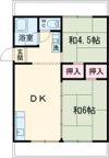 中山ハイツの間取り画像