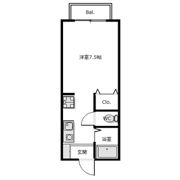パルティールN棟の間取り画像