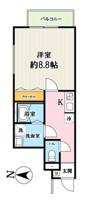 ロイヤル ドメイン エルの間取り画像