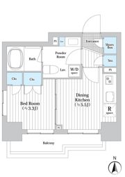 クレスト小杉スクエアの間取り画像