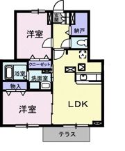 エスポワールBの間取り画像