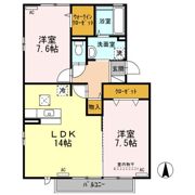 エクセル Ⅲの間取り画像