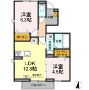 グランシャリオDの間取り画像