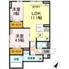 D-ROOM散田町の間取り画像