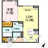 D-ROOM散田町の間取り画像