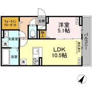 D-ROOM散田町の間取り画像