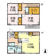 Casa Excelente Ⅳ棟の間取り画像