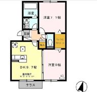 グリュックⅢ A棟の間取り画像