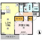 サンメゾン・小池 D棟の間取り画像