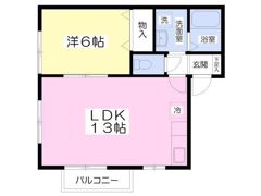 グランドール外旭川IIの間取り画像