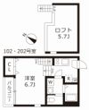 ハーモニーテラスケーの間取り画像