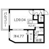 レスツオン厚別Ⅱの間取り画像