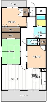 第3光ハイツの間取り画像