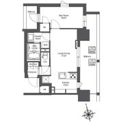 LIBR GRANT 西新宿WESTの間取り画像