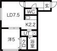 クラリス豊平Ⅱの間取り画像