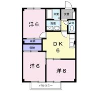 コーポ南高根の間取り画像