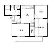 コーポイーストウッド A棟の間取り画像