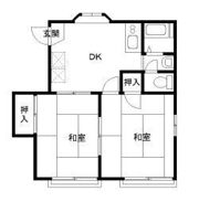 コーポ川島の間取り画像