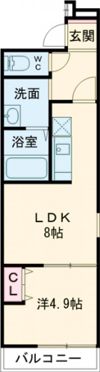 フジパレス小河通Ⅴ番館の間取り画像