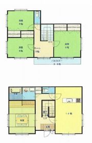 広沢町戸建の間取り画像