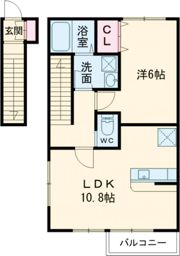 もとき荘の間取り画像