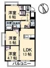 エルミタージュ 3番館の間取り画像