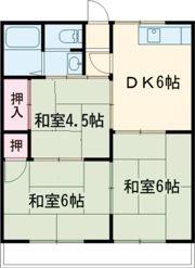 青山コーポの間取り画像