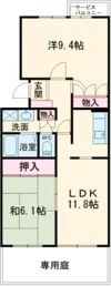グリーンヒル小金台の間取り画像